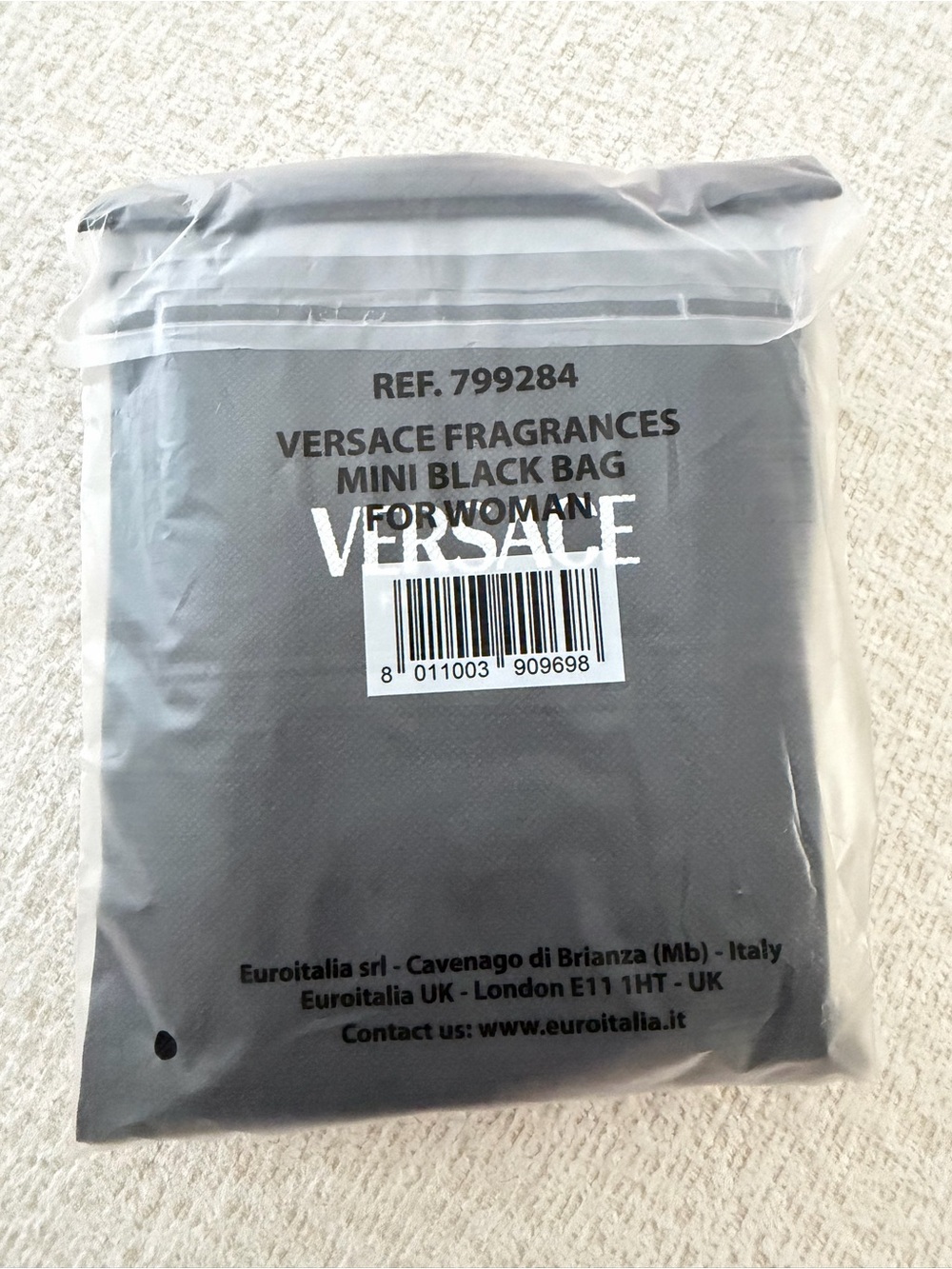 Versace Fragrance Black Barrel Shoulder Bag - Picture 7 of 7